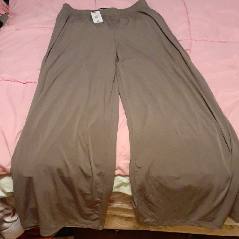 Anatomie Carolina Wide-Leg Tan Pants, L